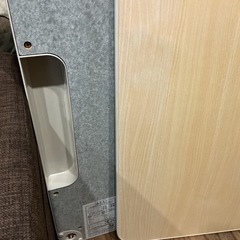 寒い時期に☃️木製天板ユアサプライム2016年製YKC-750T(IV)コード収納付き❣️幅75.5cm奥行き75.5cm高さ39cm剥がれあり💦クリーム色こたつの画像
