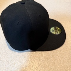 ニューエラ キャップ 無地 59FIFTY 7 1/4 ブラックNEWERA 黒の画像