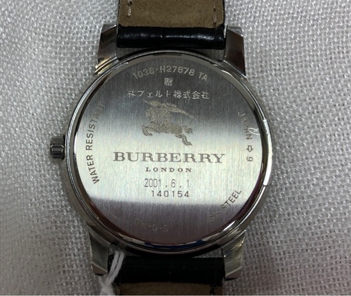 ジモティ割引有★【ジャングルジャングル岸和田店】腕時計　BURBERRY　1036－H678　クオーツ　南大阪 岸和田市 貝塚市 泉佐