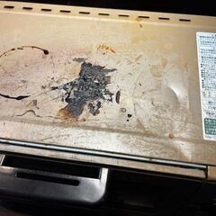 オーブントースター　かなりの使用感ありの画像