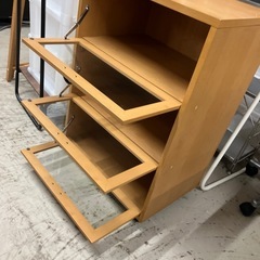 O2512-078 オープンラック キャスター付き 3段 中古の画像