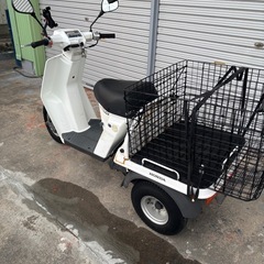 ホンダ ジャイロ TA01 後期 最終型 2スト 3輪車 新品バッテリー　実働 原付 キャノピー ミニカー　 の画像