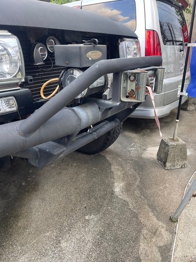 ワンオフバンパー、ウインチセット ランドクルーザー80