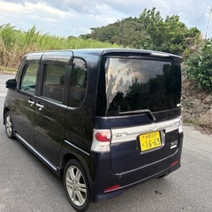 値下タントカスタム22万ポッキリ‼️車検長い9年8月26日‼️内外綺麗め‼️機関エアコン不具合無し‼️フルセグBluetoothナビTV‼️の画像