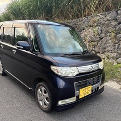 値下タントカスタム22万ポッキリ‼️車検長い9年8月26日‼️内外綺麗め‼️機関エアコン不具合無し‼️フルセグBluetoothナビTV‼️の画像