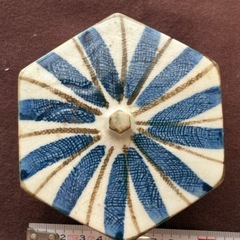 和食器　六角小鉢　蓋付き　陶器の画像