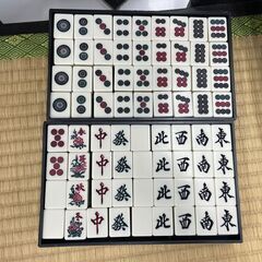 大きいサイズ 麻雀牌 30mm マージャン ケース付き 札幌市手稲区の画像