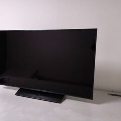 ※引取り限定　Panasonic TH49FX750　※オフィスデスク込みの画像