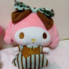 マイメロディぬいぐるみ2個セットの画像