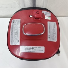 I646 🌈 KOIZUMI 電気圧力鍋 2.5L レッド ⭐ 動作確認済 ⭐ クリーニング済の画像