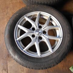 16インチ　アルミ　6.5ｊ　5穴　114.3　オフセット+53　ＢＳブリザック　205/60-16　ステップワゴンの画像