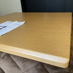 家具調こたつ 3段階継脚ダイニングコタツ 80×80 SCD-80T 椅子２脚の画像