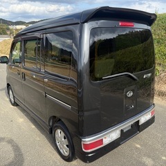 極美！走行6万㌔⭐︎4WD⭐︎24年後期アトレーRSターボ！ナビ Bluetooth パワスラ ワンオーナー人気のブラック！不具合なしの快速ターボ⭐︎の画像