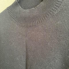 A◎ 未着用 GU ニット Lサイズ ブラックの画像