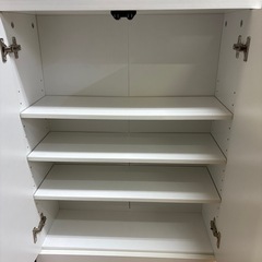 【ジャングル深井店】★収納棚 ホワイト 収納家具 家具 堺市（中区 堺区 東区 西区 南区 北区）和泉市 河内長野市 富田林市 松原市 狭山市 深井 【FU3013】の画像