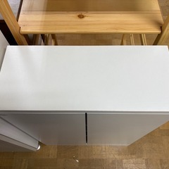 【ジャングル深井店】★収納棚 ホワイト 収納家具 家具 堺市（中区 堺区 東区 西区 南区 北区）和泉市 河内長野市 富田林市 松原市 狭山市 深井 【FU3013】の画像