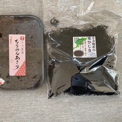 たまり醤油　カントリーマアム　ちりめんあさり　佃煮　ひじき　乾物　食品の画像