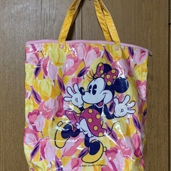 ミニーちゃんビックトートバッグの画像