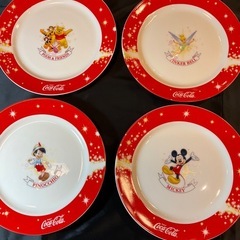 【ディズニー】ボウル・プレート　セット　2003年コカ・コーラキャンペーン【未使用】の画像