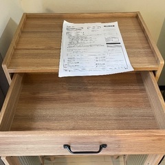 ニトリ キャビネット ノクタ６０ 食器棚 収納棚の画像