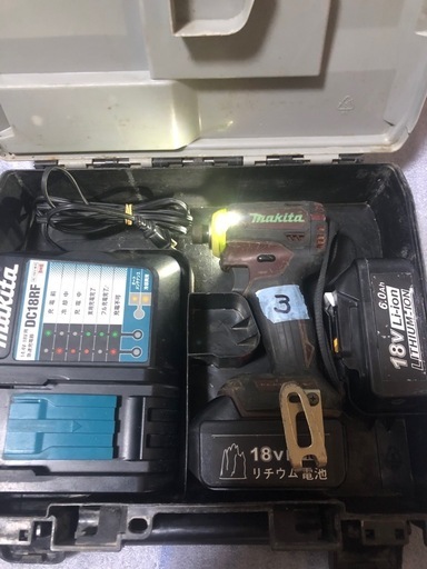 ⑤マキタ18vインパクトドライバTD171D中古品オリジナルハウジング