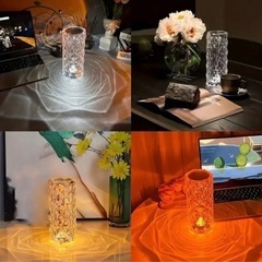 ✨16色クリスタルテーブルランプ✨の画像