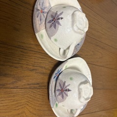 陶器　カップとソーサー２客の画像