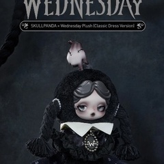 確実正規品 アメリカ限定 スカルパンダ SKULLPANDA POPMART Wednesday  ポップマート の画像