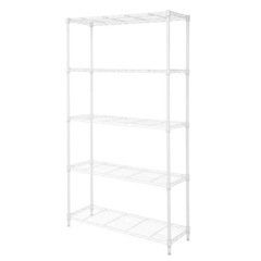 ニトリ スチールラック(STANDARD 幅85cm 4段 ホワイト)     の画像