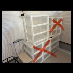 衣装ケース　クリアケースの画像