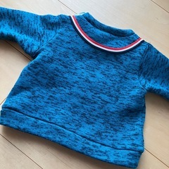 トレーナー　70センチ　くま　緑色の画像