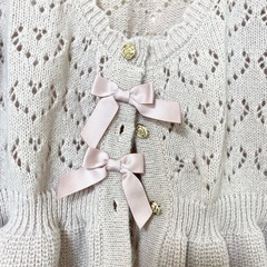 axes femme kawaii カーディガン ピンク Mの画像