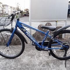 あさひ DRIDE S3 子供用自転車 6段変速 24インチ ブルー 25-B004Jの画像