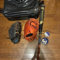 野球道具一式の画像