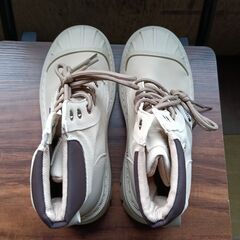 新品 24.5cm レディース ブーツ ブラウン 厚底 シューズ サイドゴア 識別番号:【B171-S】の画像