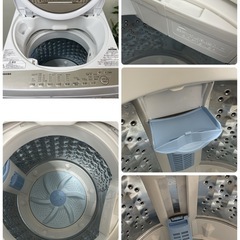 R070 ☀️ ジモティー限定特別価格！ TOSHIBA 洗濯機（洗濯7.0㎏) 19年製 AW-7G8BK ⭐ 動作確認済 ⭐ クリーニング済の画像