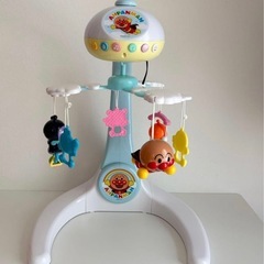 【箱付き美品】アンパンマン赤ちゃん泣きやませサウンド付きすやすやプロジェクション付きメリーの画像