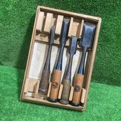 二治弘 鑿 ノミ 4本セット 二治弘作(にじひろさく)【市川行徳店】【店頭取引限定】【中古】管理番号：ITUIKJC4IWA0の画像