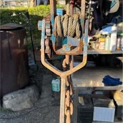 ワイヤー式　荷締機 荷締め 工具 ガッチャ トラック　運搬　大工　ハンドツール　大型の画像