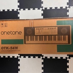 ONETONE  電子キーボード 54鍵盤 LCDディスプレイ搭載 の画像