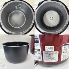 I741 🌈 D&S 電気圧力鍋 2.5L レッド ⭐ 動作確認済 ⭐ クリーニング済の画像