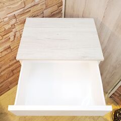 木製天板 4段チェスト ウッドトップチェスト プラチェスト◆幅54cm×奥行41.5㎝×高さ88㎝◆買取帝国 朝霞店 配達可能の画像