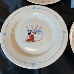 【ディズニー】マクドナルド　ディズニーワールド　25周年　絵皿　1996年全３種【箱付き、未使用】の画像