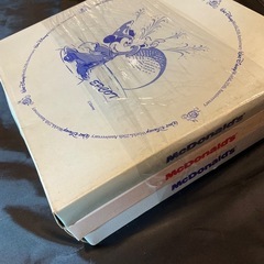 【ディズニー】マクドナルド　ディズニーワールド　25周年　絵皿　1996年全３種【箱付き、未使用】の画像