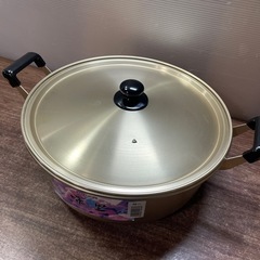 新品 アルミ鍋 33cm 両手鍋の画像