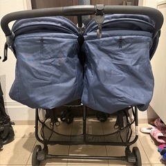 双子用ベビーカー　二人乗りベビーカー　コロコロツイン　の画像