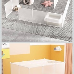 ペット用組み立てサークル　外箱無しの画像