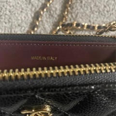 送料無料　シャネル　チェーンウォレットの画像