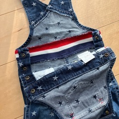 ベビー　70センチ　デニム　サロペット　の画像