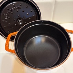 【美品】staub ストウブ ピコ ココット 鍋の画像